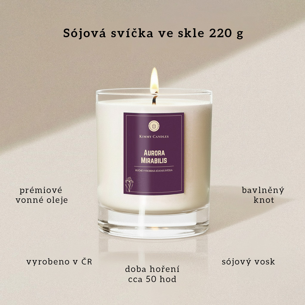 kimmy candles vonna sojova svicka popis